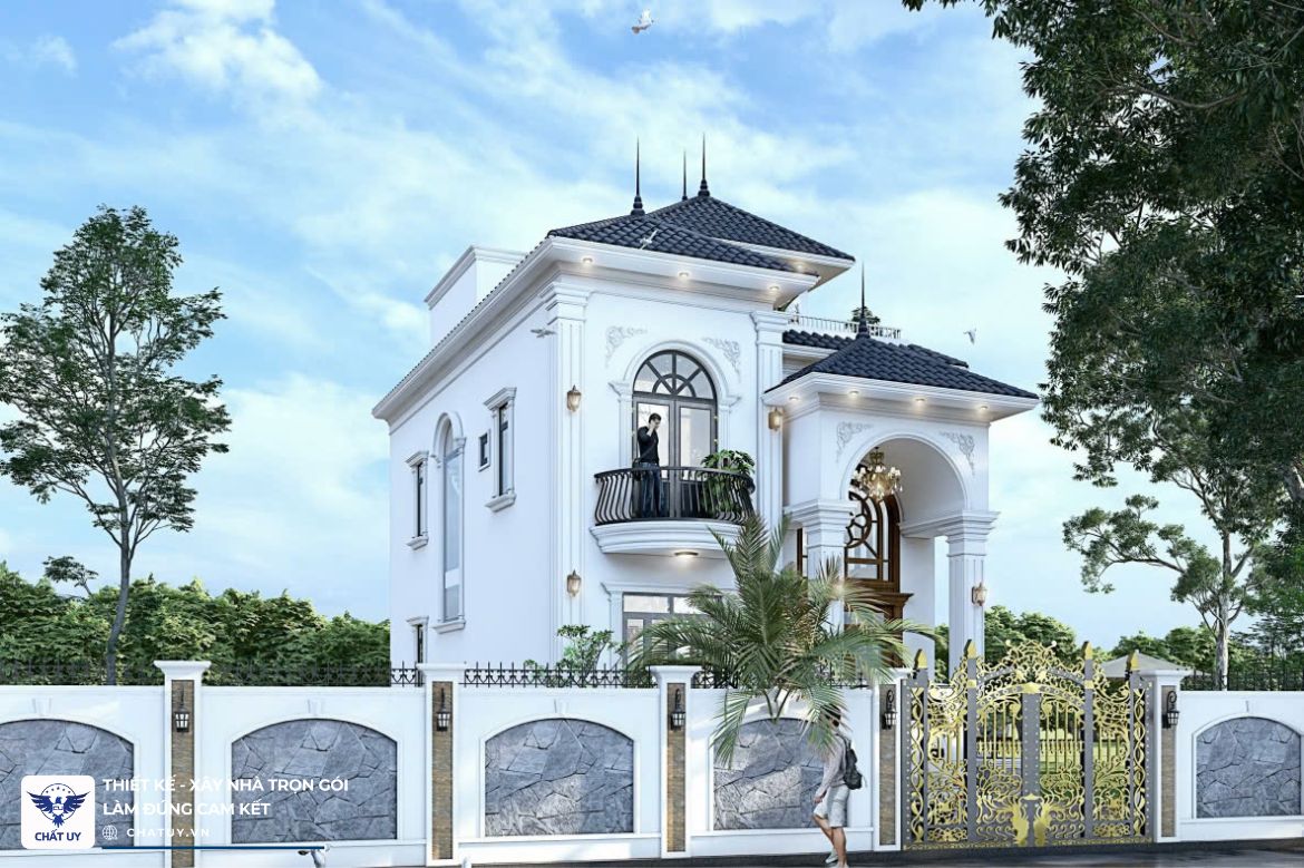 Thiết kế hệ cửa sổ và cửa chính lớn, giúp lấy sáng và đón gió, góp phần tạo điều kiện đối lưu trong nhà dễ dàng