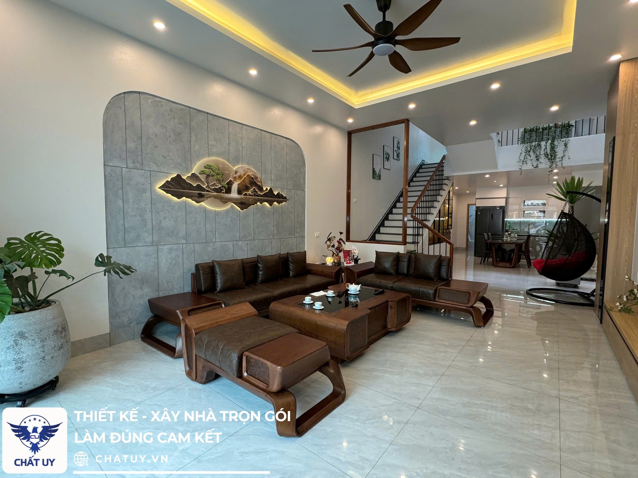 Không gian nội thất dự án được bố trí mở, tối ưu ánh sáng tự nhiên và tạo cảm giác rộng rãi, hiện đại