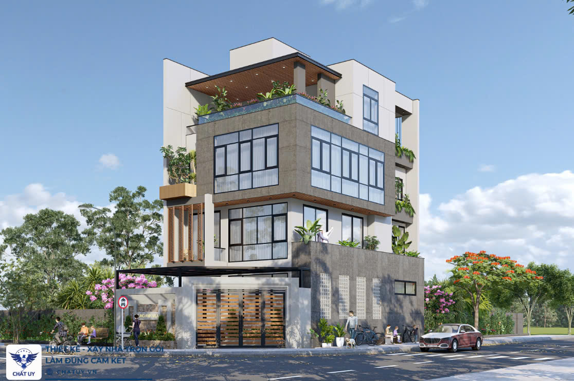 Tổng quan kiến trúc giúp anh Trung Anh khai thác hiệu quả diện tích 125.58m² được thực hiện bởi Chất Uy