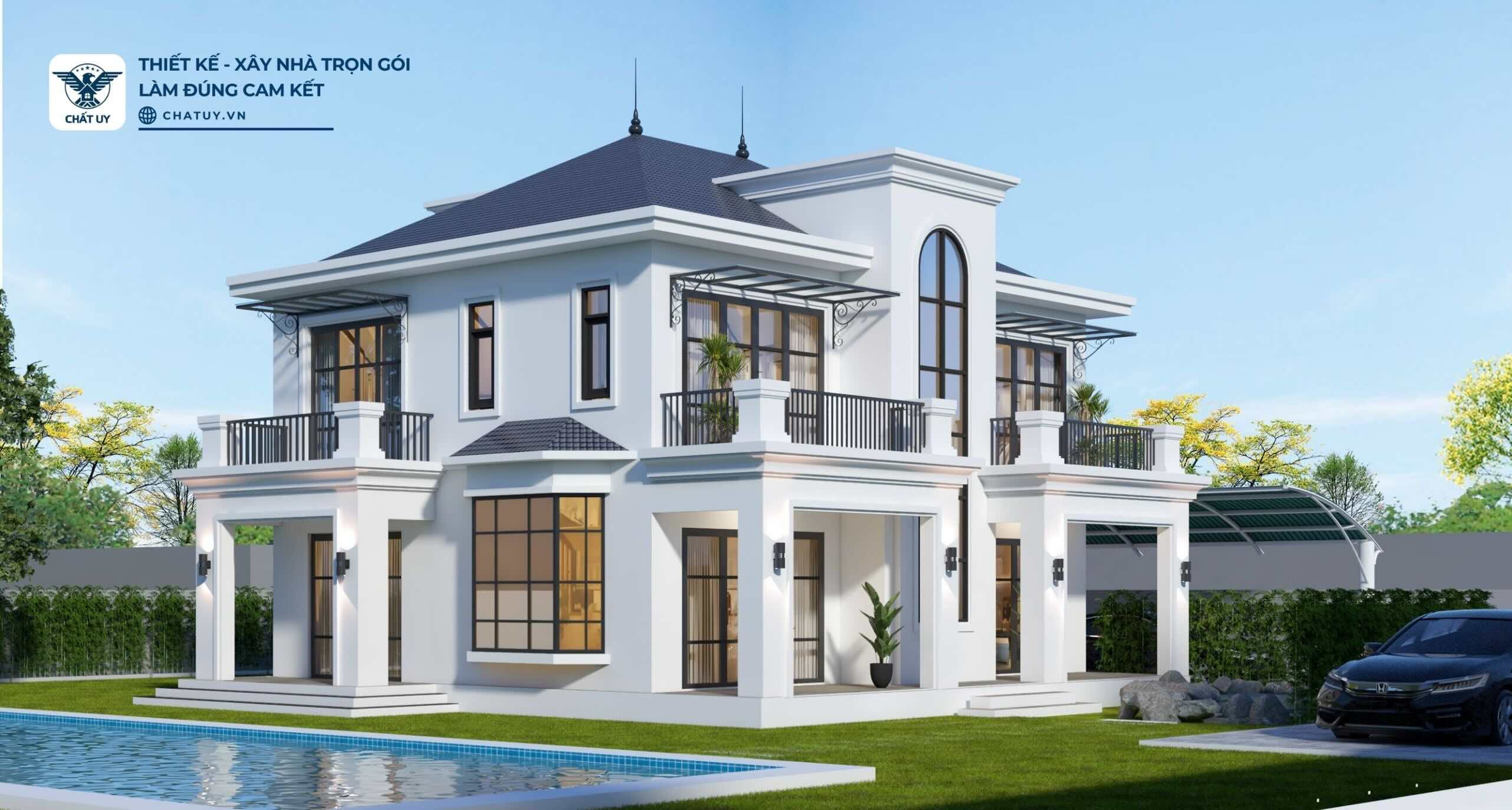 Diện tích xây dựng lớn vừa là ưu điểm, vừa là bài toán thiết kế cần được xử lý tốt