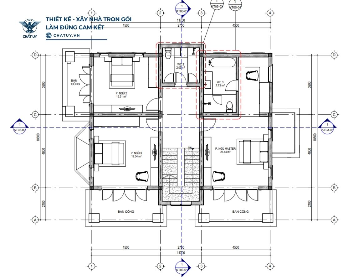 Thiết kế công năng mặt bằng tầng 1 gồm phòng khách, nhà bếp, phòng ăn, phòng ngủ và 2 nhà vệ sinh.