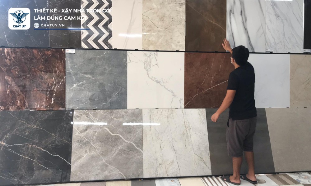 Gia chủ cần tìm hiểu và kiểm tra từng loại vật liệu