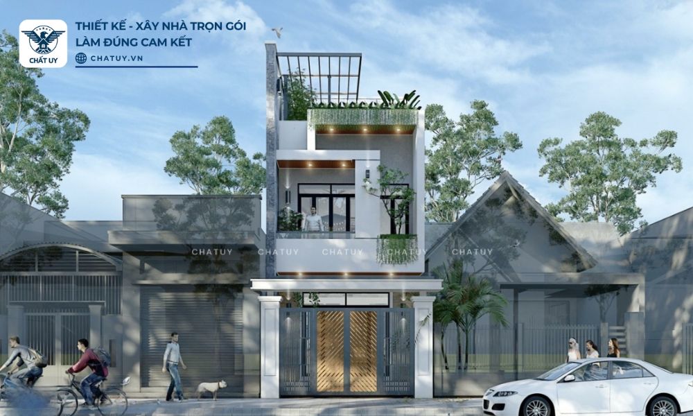 Nhà lệch tầng là kiểu nhà có sàn bố trí lệch cao độ