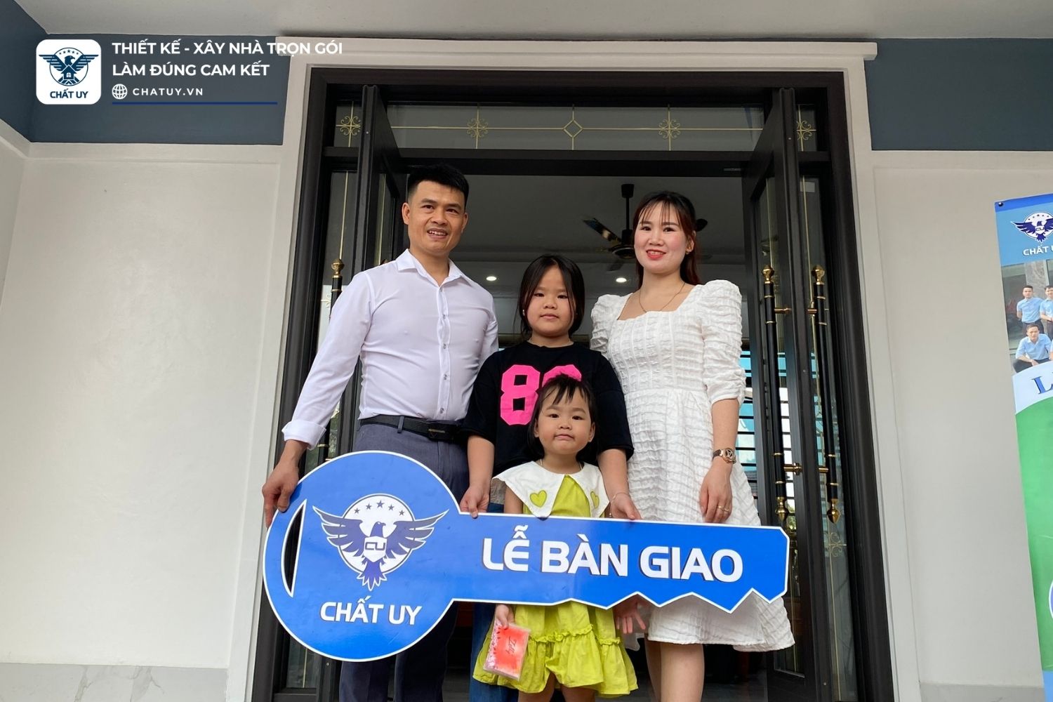 Sự hài lòng của khách hàng là thước đo chất lượng đối với các công trình Chất Uy thi công