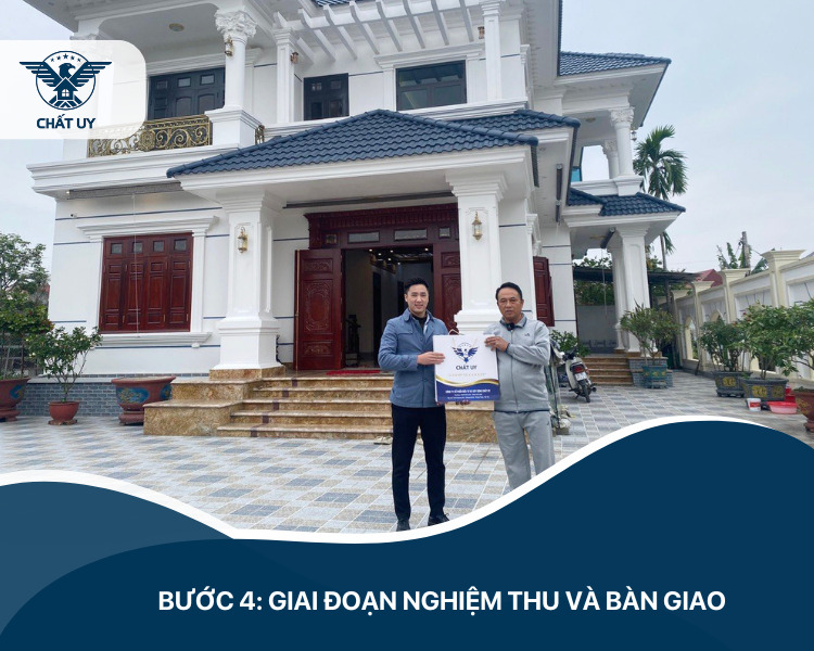 Bước 4: Nghiệm thu và bàn giao