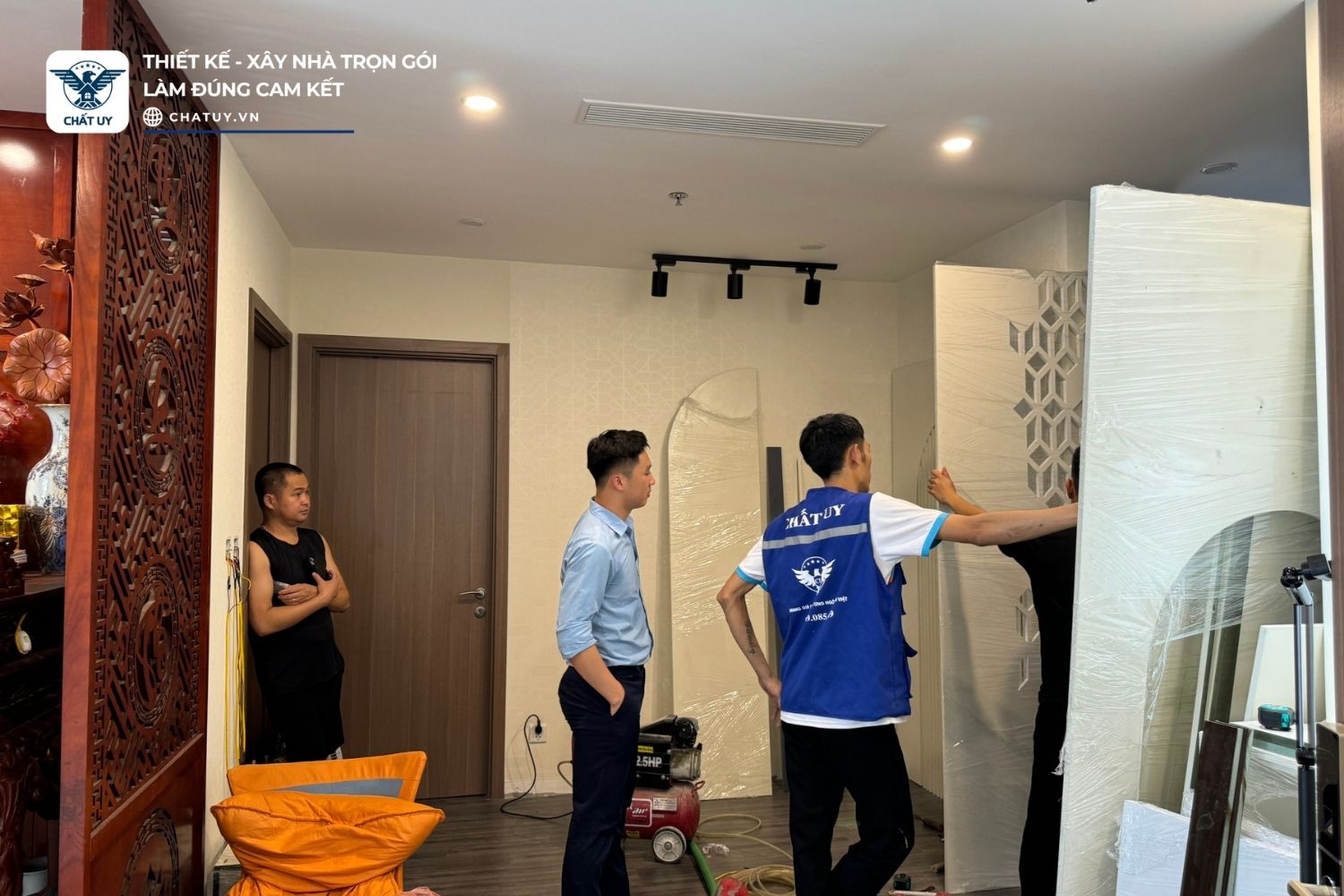 Thi công hoàn thiện tô điểm vẻ đẹp cho căn nhà và mang đến không gian sống như ý muốn