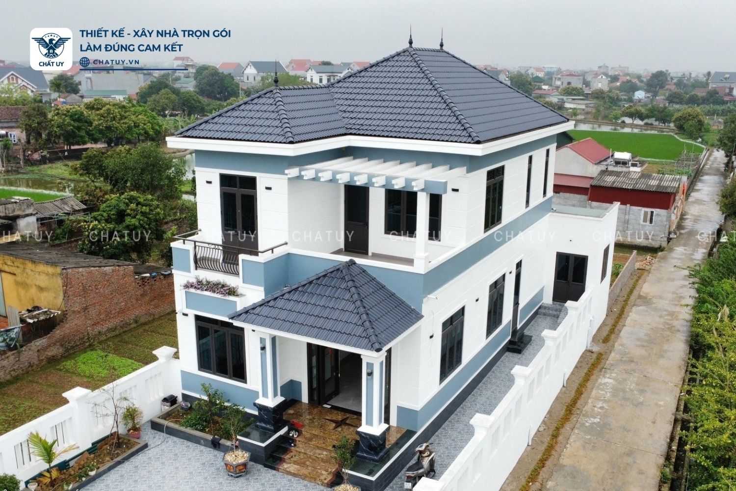 Thi công phần thô và thi công hoàn thiện là 2 hạng mục chính trong dịch vụ xây nhà trọn gói