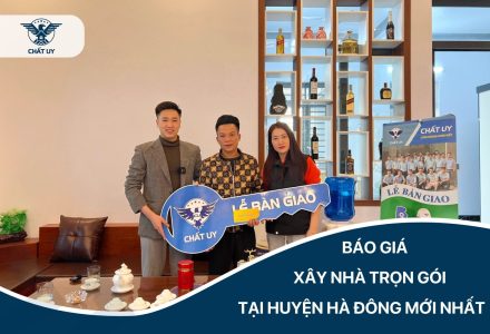 Báo giá xây nhà trọn gói tại Hà Đông mới nhất 2026